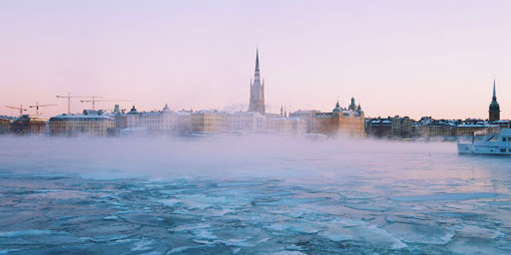 Stockholm i vinterskrud