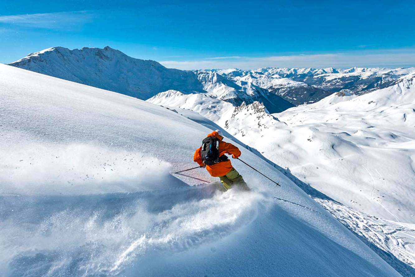 Off-pist på Mont Blanc